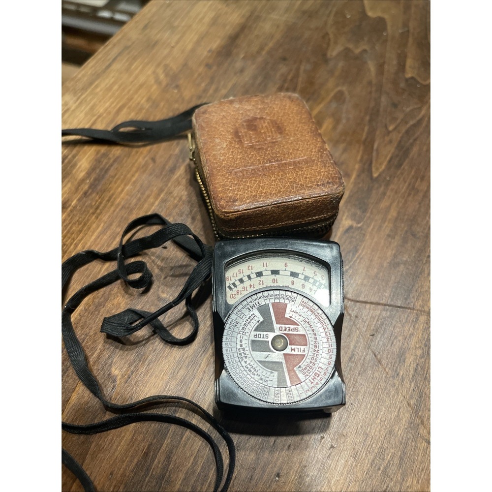 Vintage DeJur Amsco Exposure Light Meter In Box‎ Photography Camera Studio Old